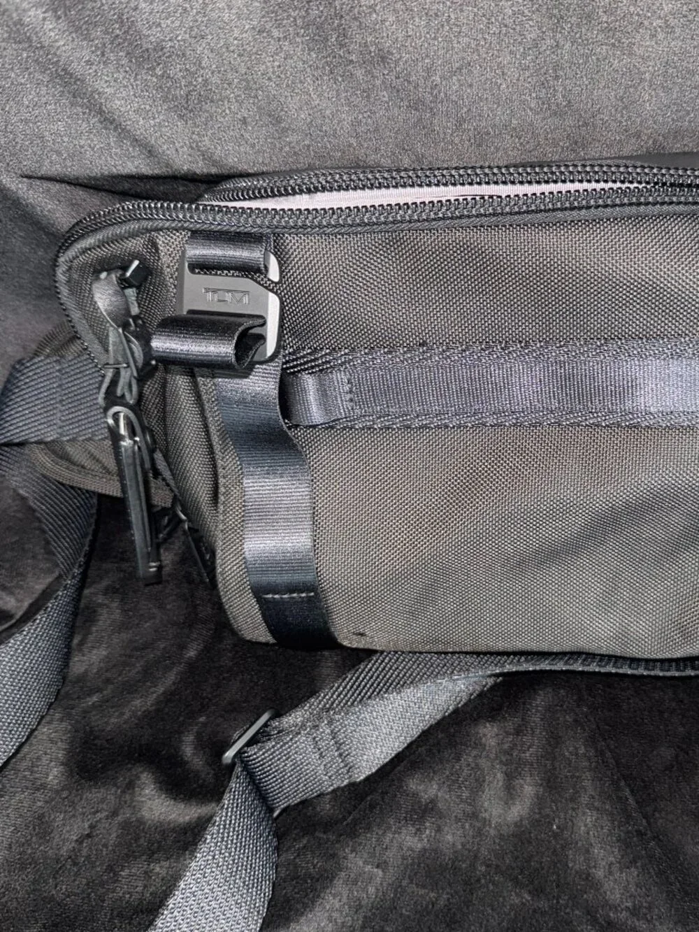 TUMI Alpha Bravo Sling Bag Black Ballistic Nylon Crossbody
